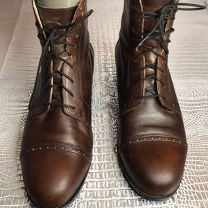 Vintage 90’s Ariat precision roper cap toe  oxford boots